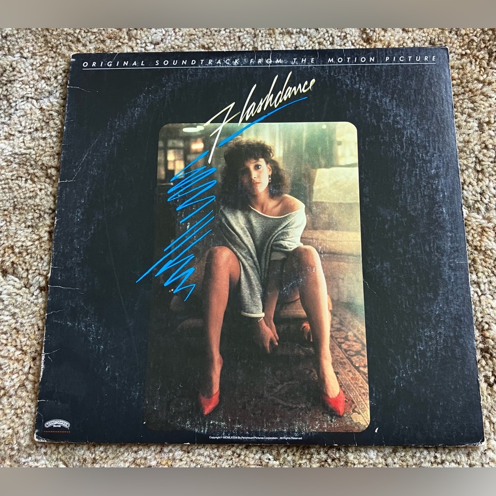 Flashdance Vinyl Record, Copyright 1983, Casablanca Records
